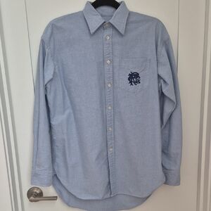 Polo Ralph Lauren Boyfriend Fit Light Blue Button-Up Shirt